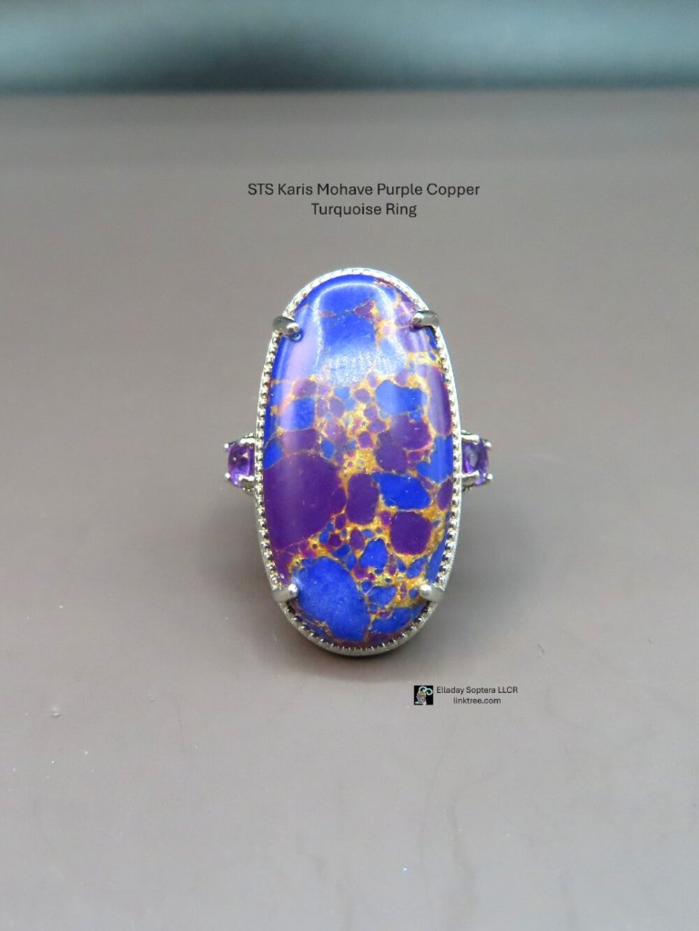 STS Karis Mohave Purple Copper Turquoise Ring